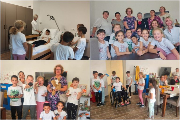 FOTO Školarci obilježili Međunarodni dan starijih osoba druženjem u poludnevnom boravku ‘Sretni i aktivni’