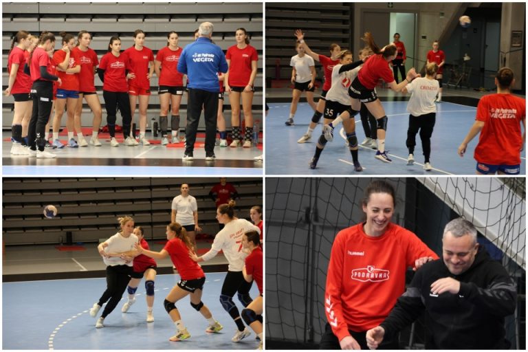 FOTO Podravkašice u dobrom raspoloženju odradile trening s ekipom Bjelovara
