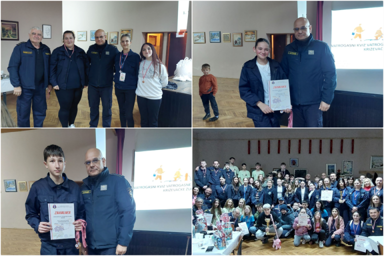 FOTO: BRAVO! Vatrogasna mladež DVD-a Draganovec pobjednik prvog Vatrogasnog kviza
