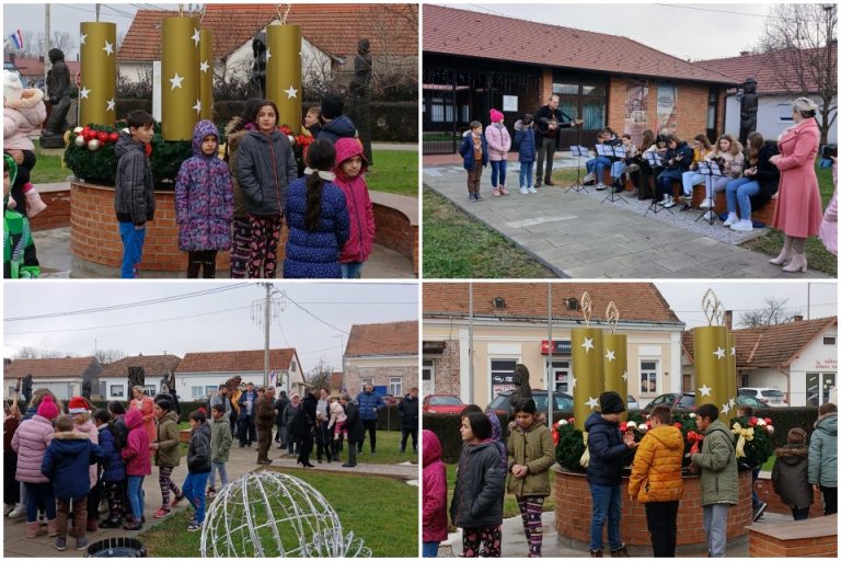 FOTO Osnovnoškolci pripremili adventski program i upalili treću svijeću