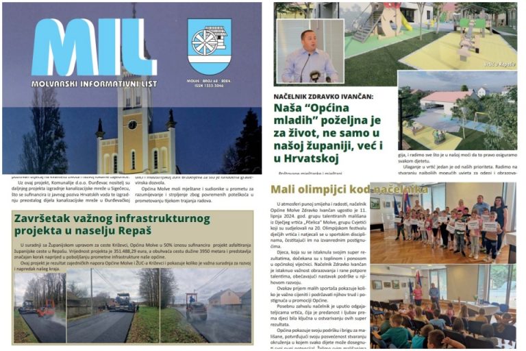 FOTO Izdan novi broj Molvarskog informativnog lista, digitalna verzija dostupna online