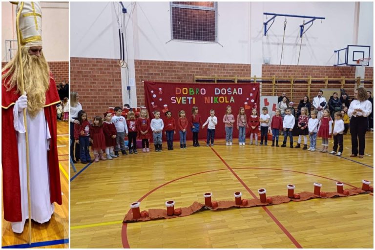 Vrtićarce i učenike posjetio sveti Nikola i podijelio im darove