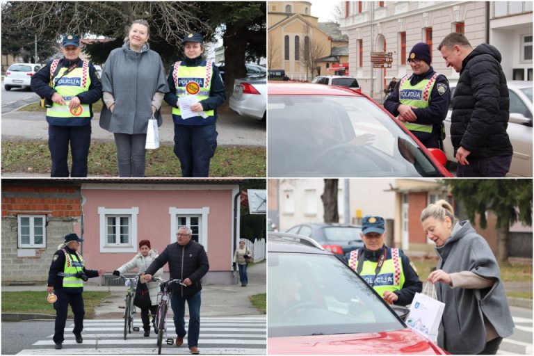 FOTO: DAN LJUBAZNOSTI U PROMETU Vozači nagrađeni za propuštanje pješaka na pješačkim prijelazima
