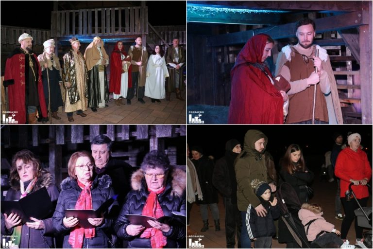 FOTO Žive jaslice u Đurđevcu oduševile brojne posjetitelje i stvorile pravi blagdanski ugođaj