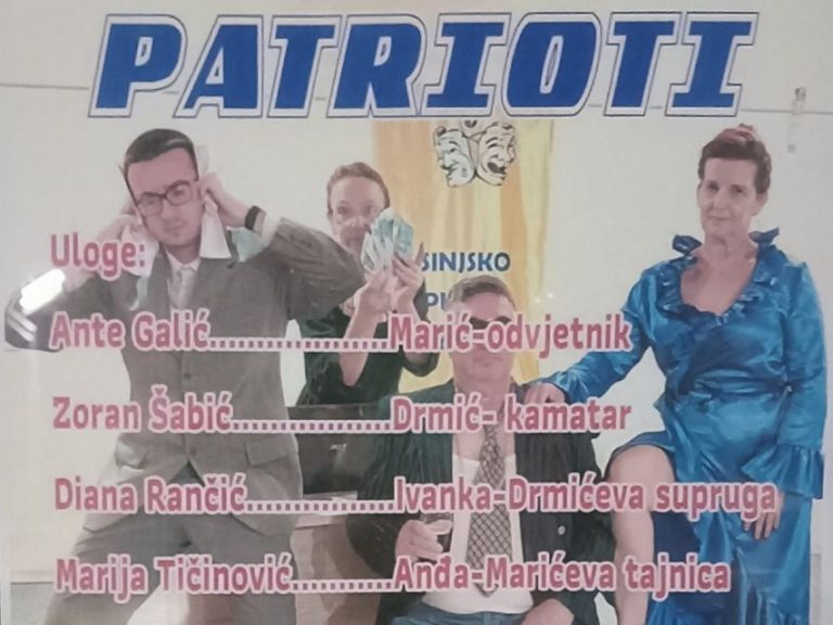 Na Večer kazališnih amatera dolaze Sinjsko pučko kazalište i KUD iz Madžareva