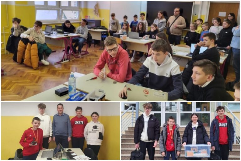 FOTO Đurđevački robotičari vodeći nakon tri kola u Croatian Makers ligi