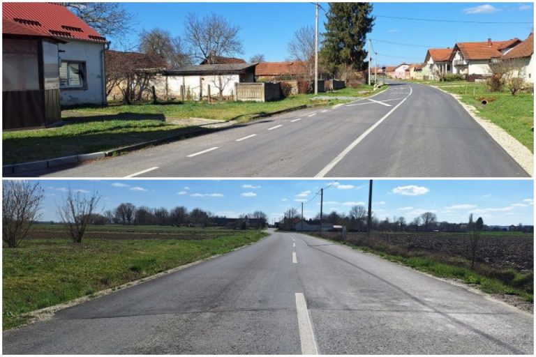 Završeni radovi na dijelu županijske ceste, dio platila Općina