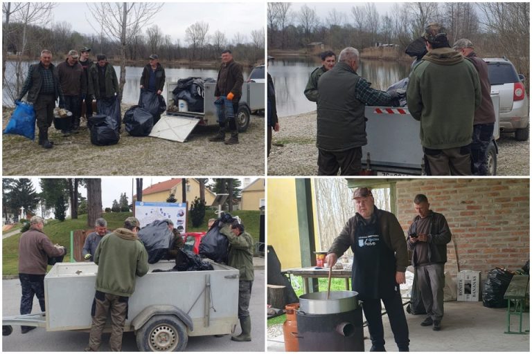 FOTO Lovci tradicionalno čistili okoliš, Općina osigurala kontejner