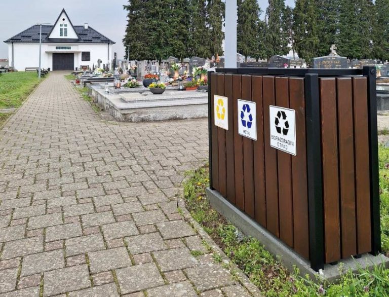 Groblja dobila nove spremnike za odvojeno prikupljanje otpada