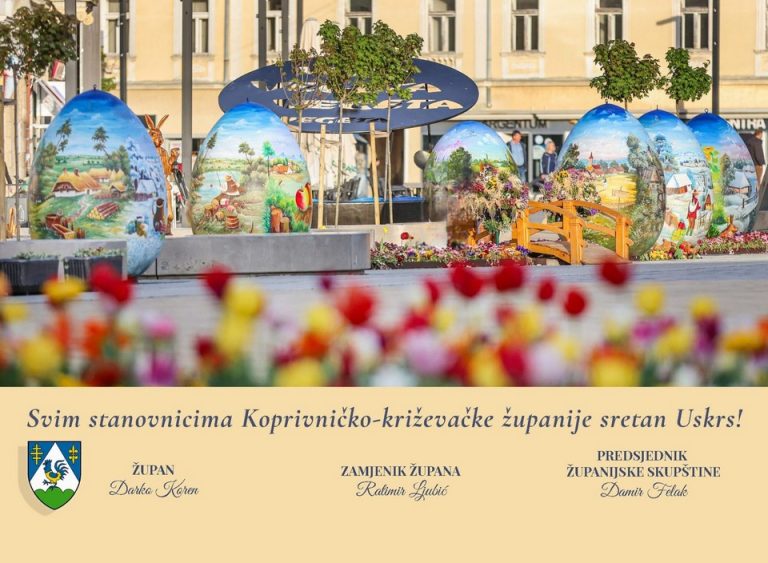 Uskrsna čestitka Koprivničko-križevačke županije