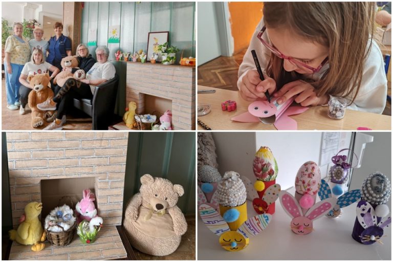 FOTO: UKRASILI ODJEL PEDIJATRIJE Djeca i volonteri obojali Uskrs humanošću