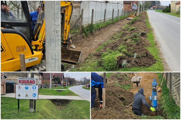 Počela izgradnja pješačke staze u Dravskoj ulici, uređuju se i svi kolni prilazi