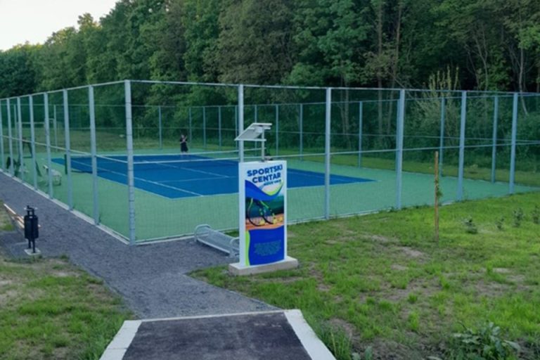 Novo tenisko igralište u Sportskom centru Novog Virja