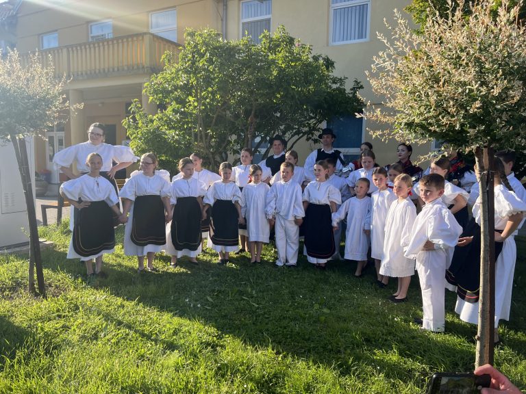 Mali folklor KUD-a Zrin Legrad nastupio u Donjem Vidovcu