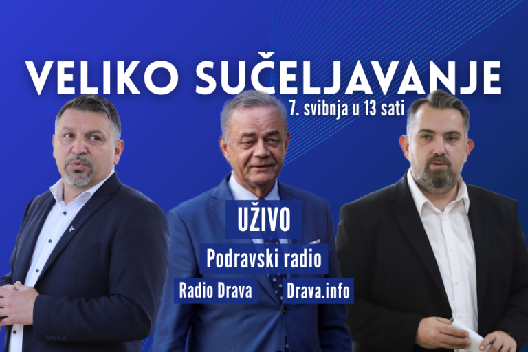 VELIKO SUČELJAVANJE Prvi put uživo na tri naša medija sukobit će se trojica kandidata za župana Koprivničko-križevačke županije