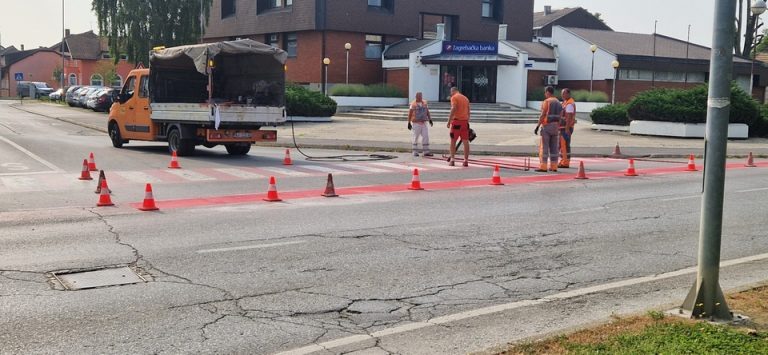 Obnavlja se horizontalna signalizacija, u Gradu vozače mole za pojačan oprez