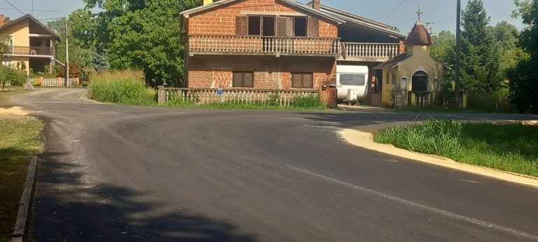 OPĆINA HLEBINE U Gabajevoj Gredi obnovljen je kilometar kolnika