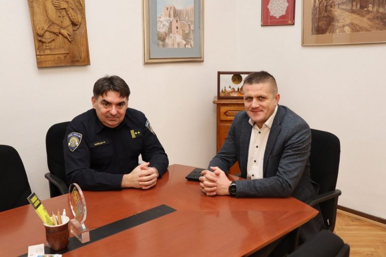 Gradonačelnik Katanović ugostio novog načelnika Policijske postaje Križevci