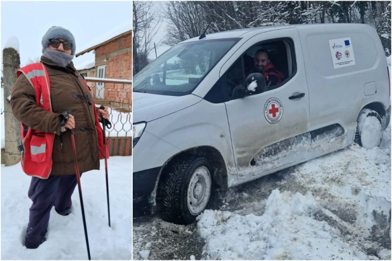 Gerontodomaćicama i dostavljačima toplih obroka snijeg i led ne mogu ništa, uspješno su obavili svoje zadatke