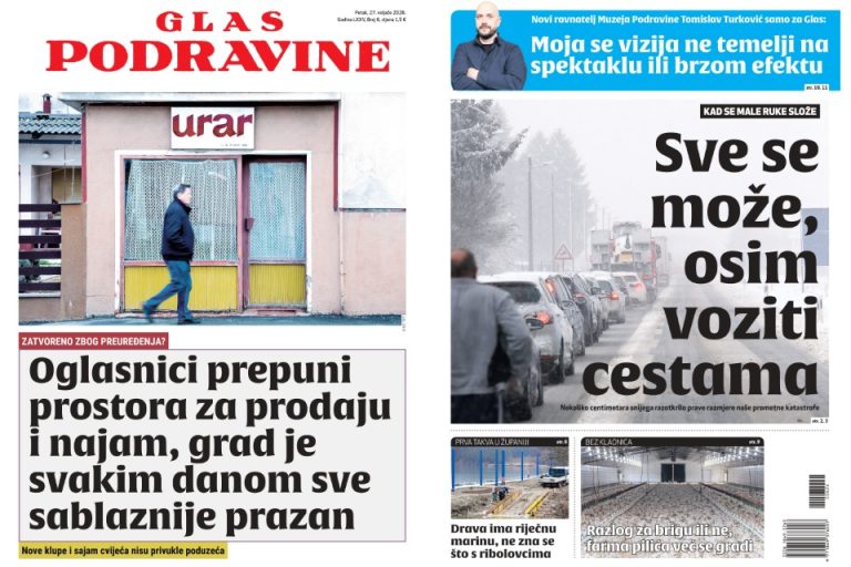 Petak je, potražite novi broj Glasa Podravine