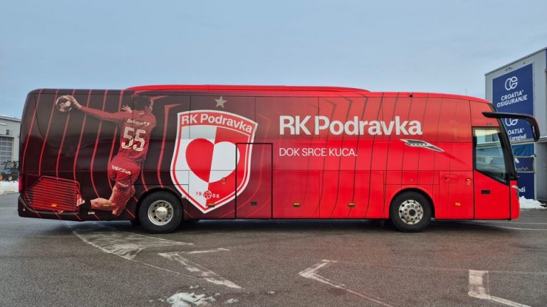 FOTO Ovo je novi službeni autobus Rukometnog kluba Podravka