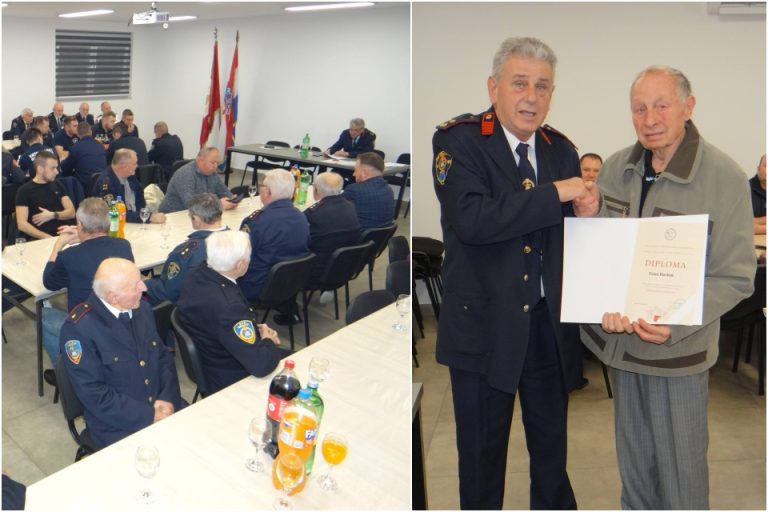 FOTO: ČESTITAMO Tomo Đurkan primio diplomu za 70 godina djelovanja u vatrogastvu