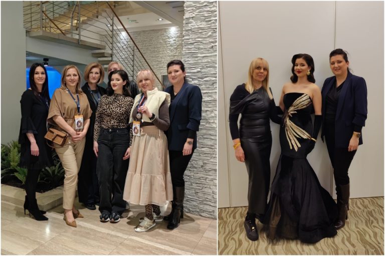 FOTO: TREĆE MJESTO NA DRŽAVNOM PRVENSTVU Ivana Vincek i Ana Edišar-Bebek donijele hollywoodski glamur iz Šibenika u našu županiju