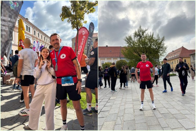 Damir Novogradec nastupio na Osječkom polumaratonu