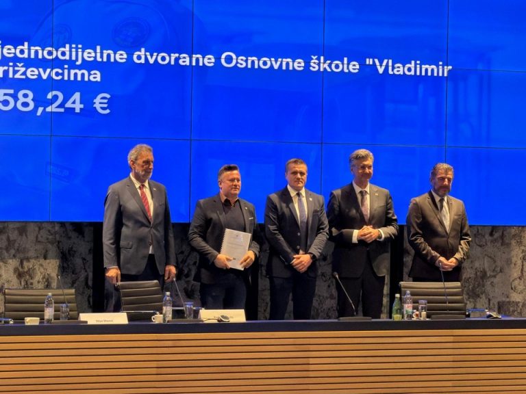 Osnovna škola „Vladimir Nazor“ dobiva novu školsku dvoranu, potpisan ugovor u vrijednosti većoj od 3 000 000 eura