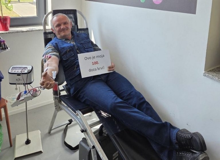 Mario Rac iz Novigrada Podravskog darovao jubilarnu 100. dozu krvi i još jednom pokazao veliko srce