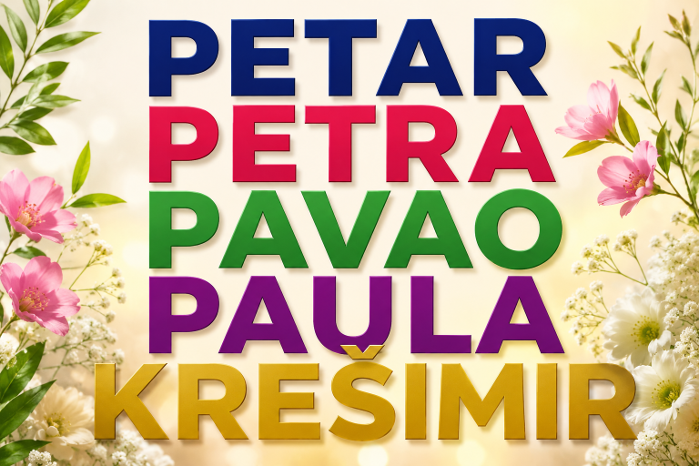 Danas imendan slave Petar, Petra, Pavao, Paula i Krešimir, doznajte značenje ovih poznatih imena