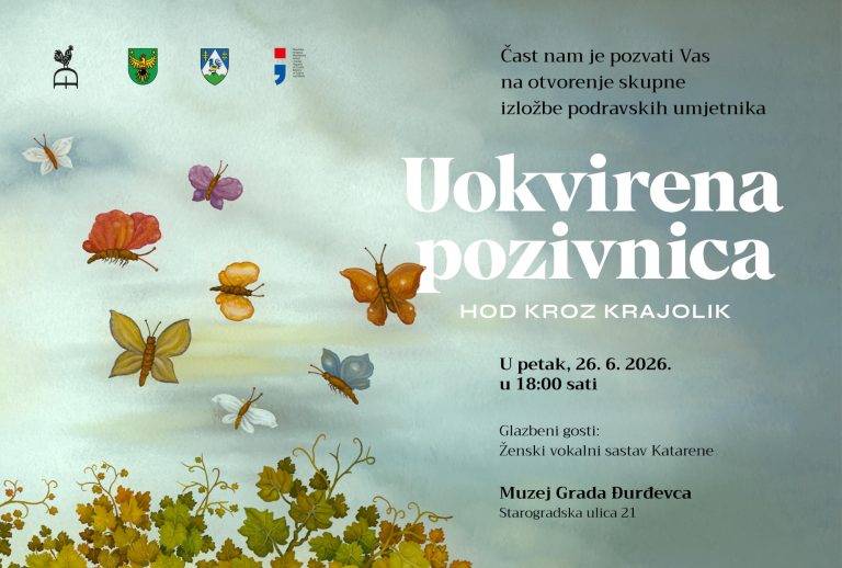 ‘Hod kroz krajolik’ ovog petka okuplja podravske umjetnike u Muzeju Grada Đurđevca