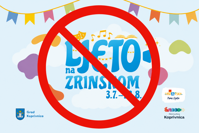 ODGODA DANAS Bajkaonica u sklopu Ljeta na Zrinskom odgođena zbog mogućnosti kiše