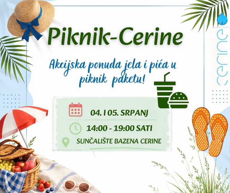 Obiteljski piknik na Bazenima Cerine – vikend za pamćenje!