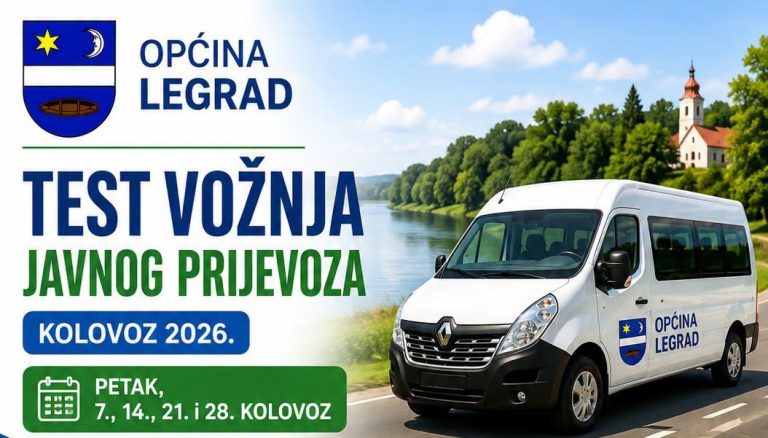 Kreću testne vožnje javnog prijevoza u Općini Legrad