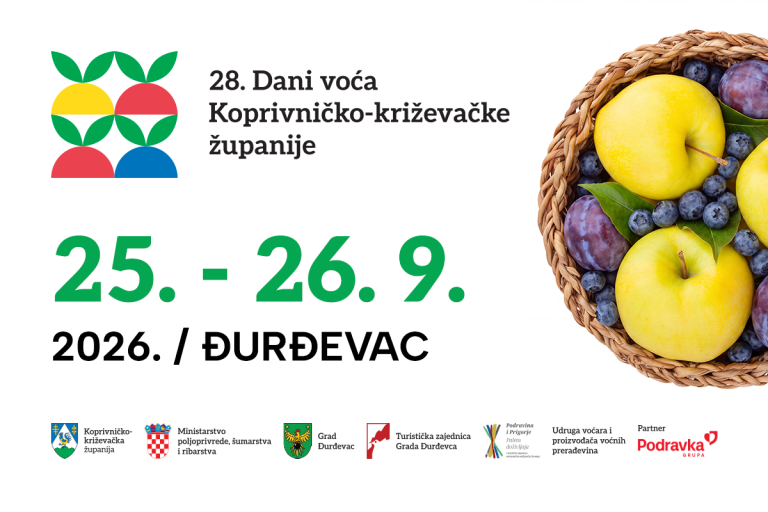Đurđevac spreman za 28. Dane voća, poznat je program manifestacije