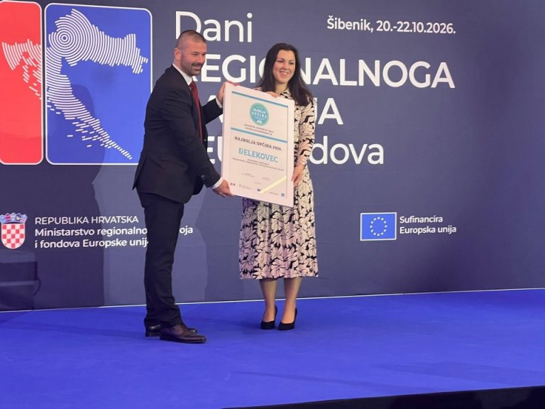 Podravina ima prvaka, Općina Đelekovec najbolja je u Hrvatskoj
