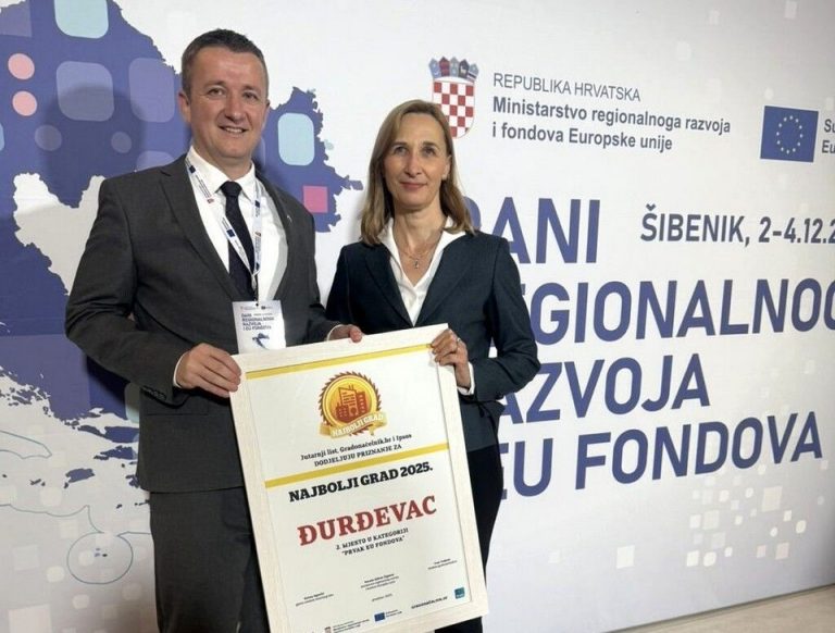 Đurđevac ponovno na vrhu, povukao više od 5,4 milijuna eura iz EU fondova